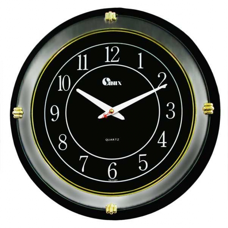 Настенные часы Sinix 4041 Blk