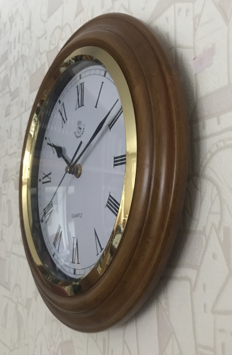 Настенные часы WOODPECKER в деревянном корпусе 7177 (06)