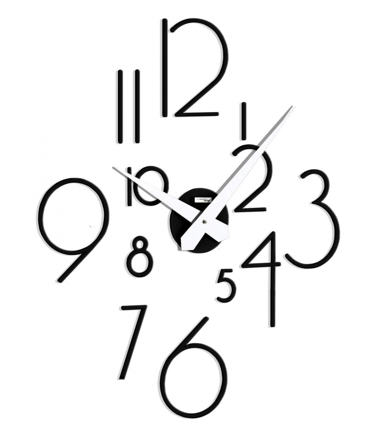Настенные модульные часы Incantesimo Design 211 N Liberum (Чёрный)