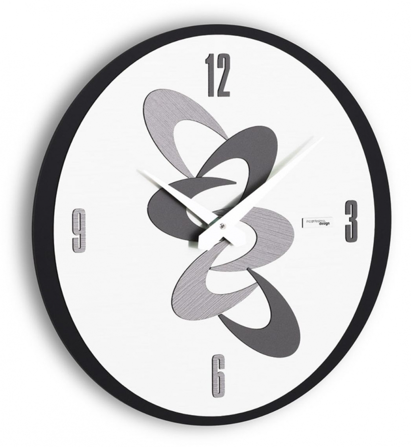 Настенные часы Incantesimo Design 531 N Adsum (Чёрный)