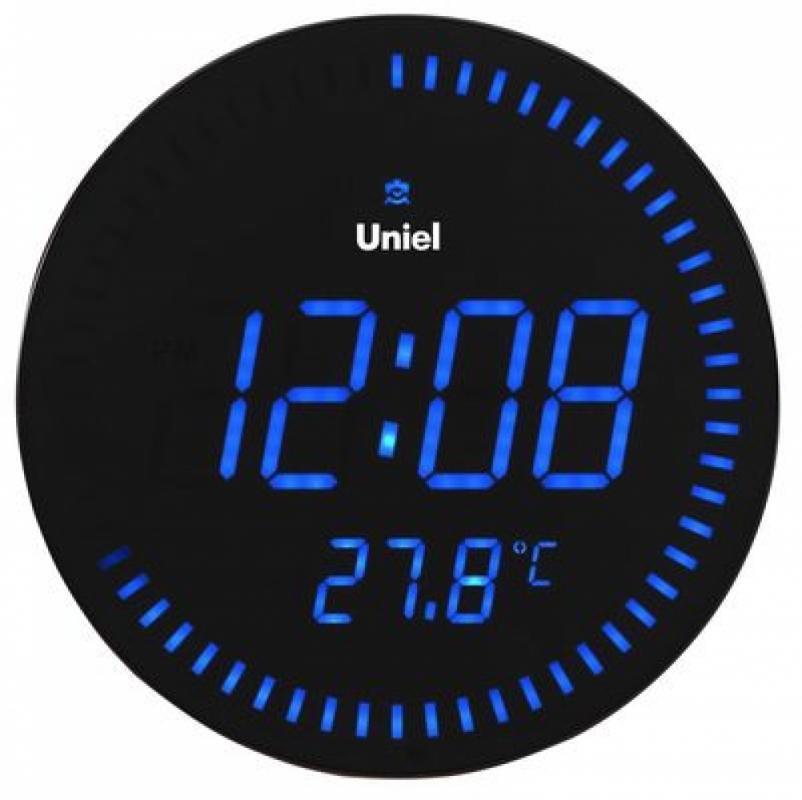 Настенные часы с будильником UNIEL BV-10B