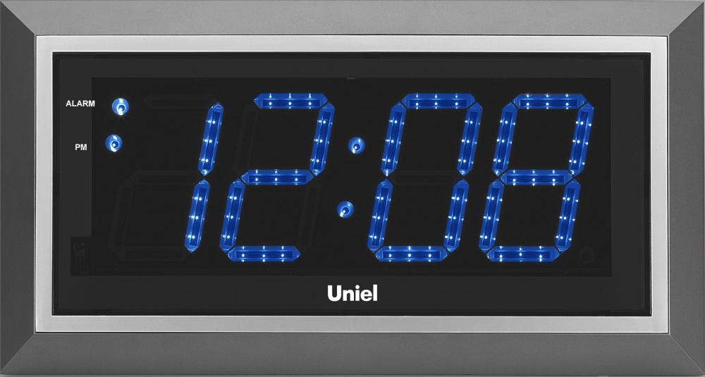 Настенные часы с будильником UNIEL BV-11BSL