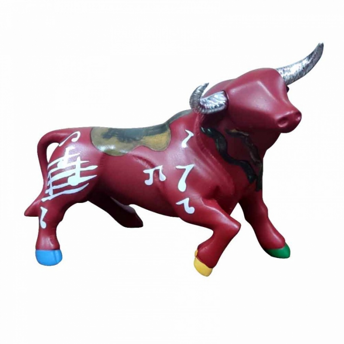 Статуэтка Nadal 711656 Бык малый красный, музыкальный декор (Small bull Nº056)
