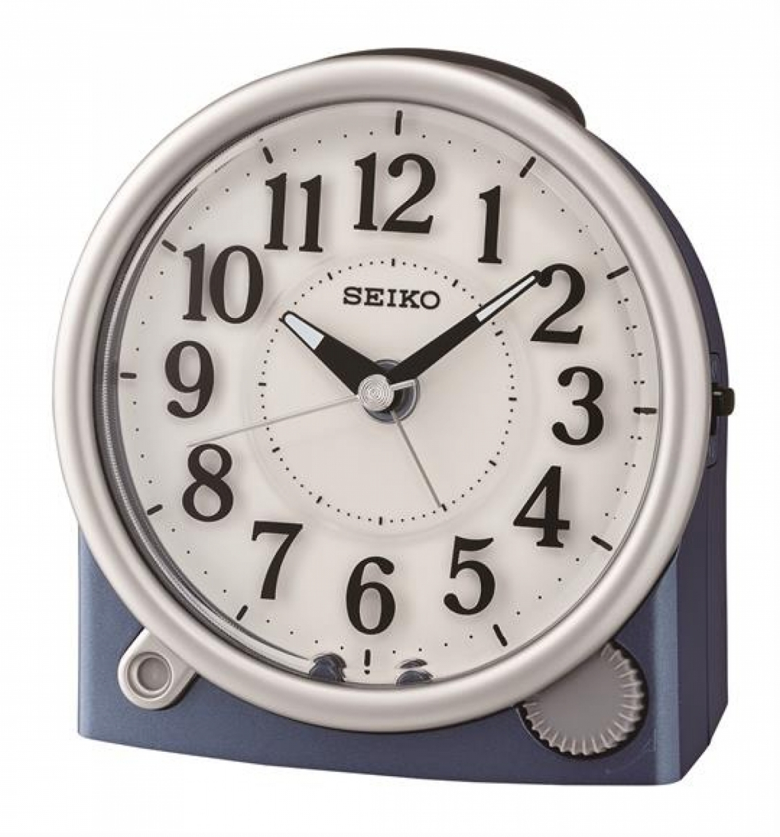 Будильник Seiko QHE176LN с постоянной подсветкой и плавным ходом