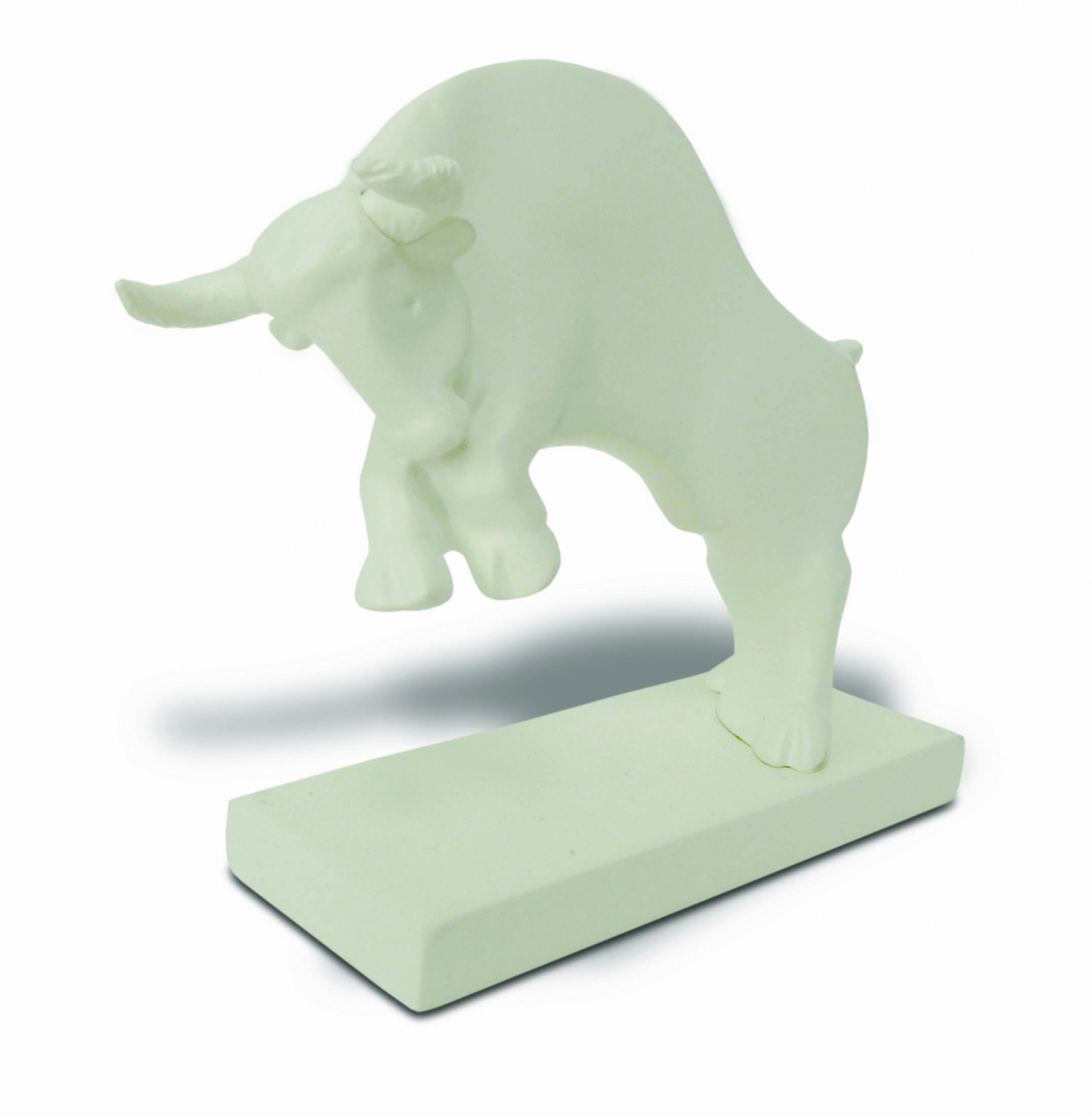 Статуэтка Nadal 711064/00 Бык белый мини на подставке (Mini White bull Nº64)