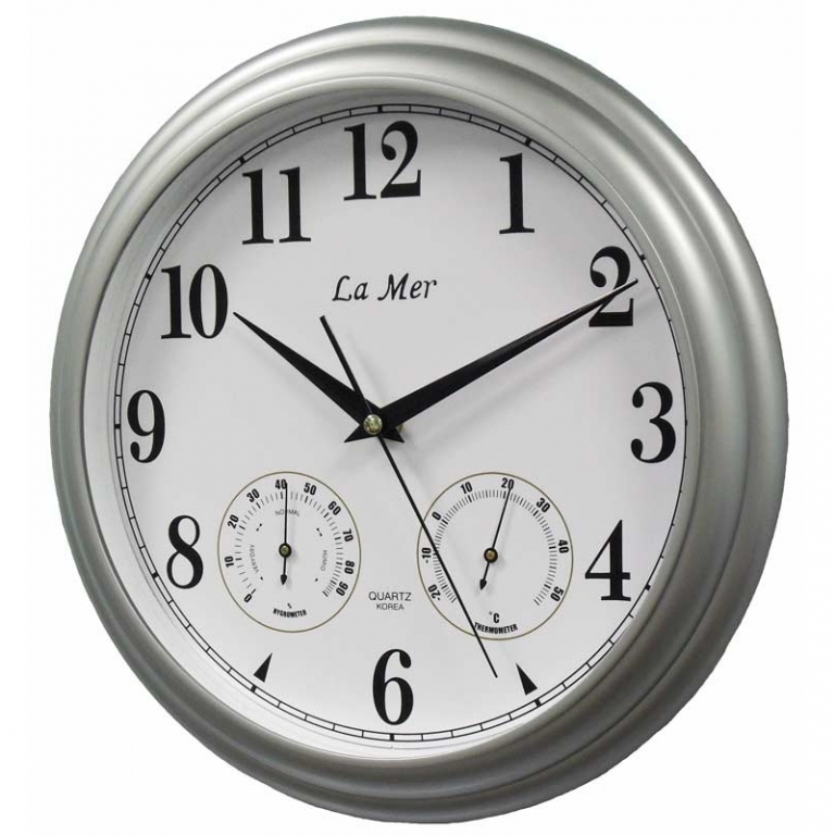 Настенные часы La Mer GD115 Silver