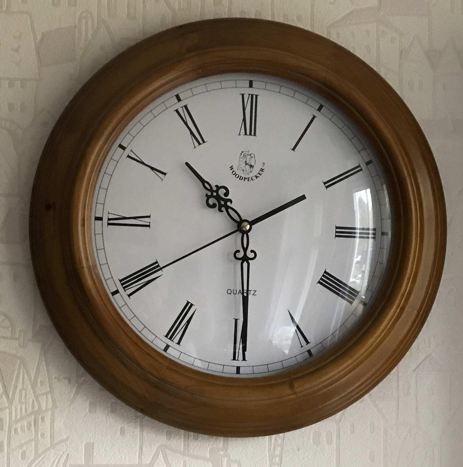 Настенные часы WOODPECKER в деревянном корпусе 7159 (06)