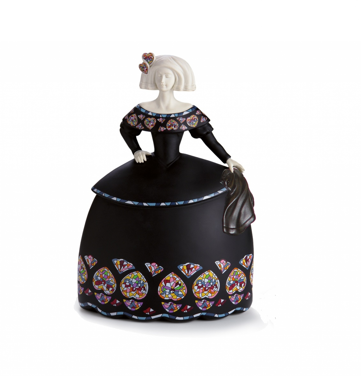 Статуэтка-подвеска  Nadal 763245T  Фрейлина в черном  (Menina black tile tile)