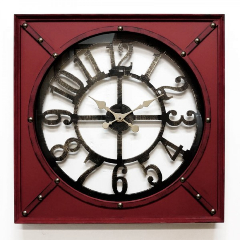 Настенные часы GALAXY DA-002 красные