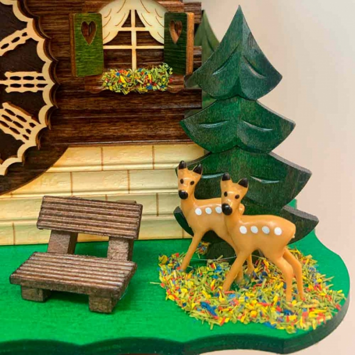 Кварцевые настенные часы с кукушкой Tomas Stern 5091 с 12-ю мелодиями