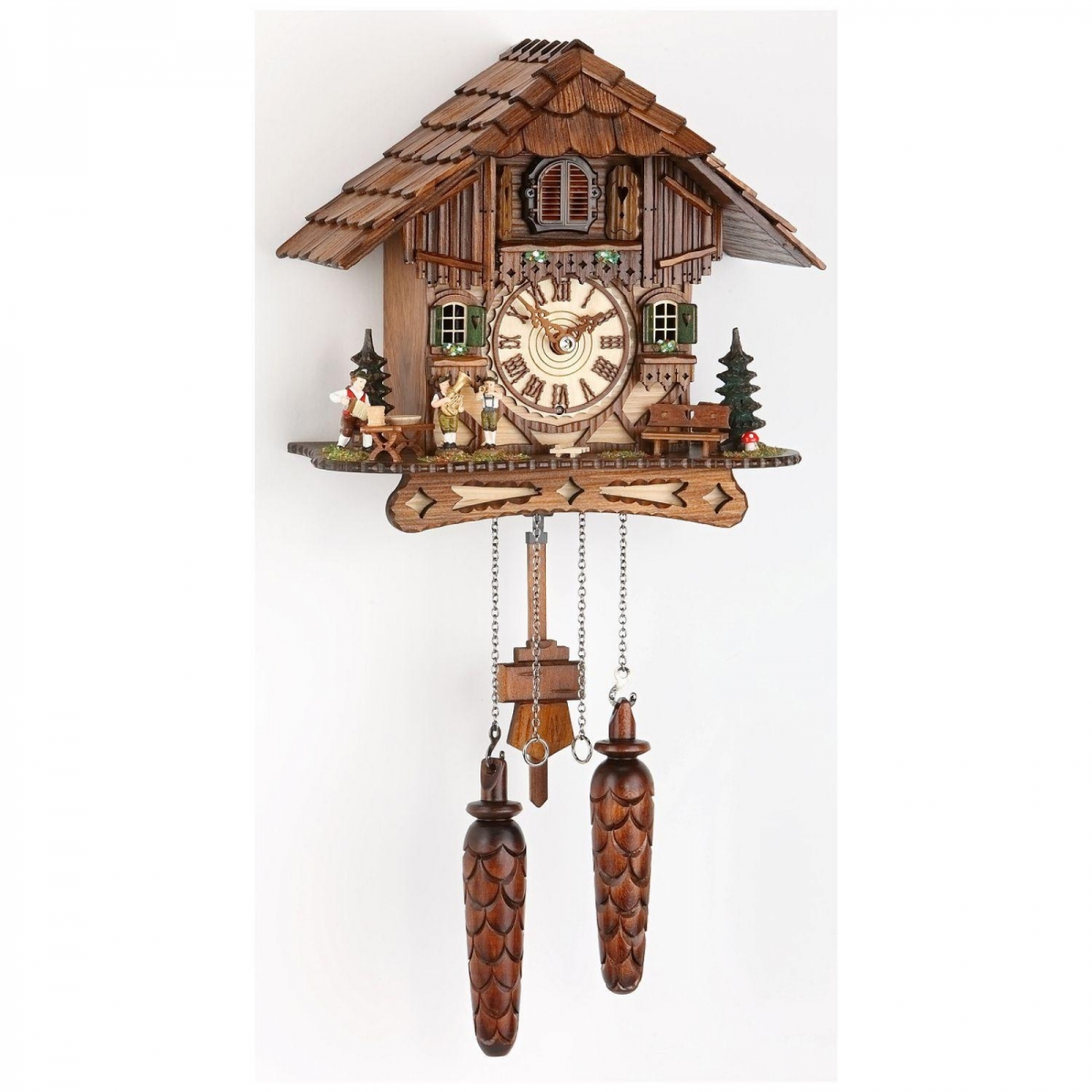 Кварцевые настенные часы TOMAS STERN 5057 с кукушкой  + 12 мелодий