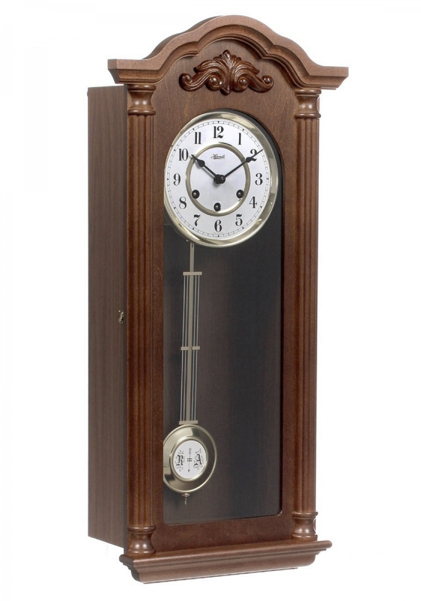 Механические настенные часы Hermle  70444-030341w с мелодией и боем