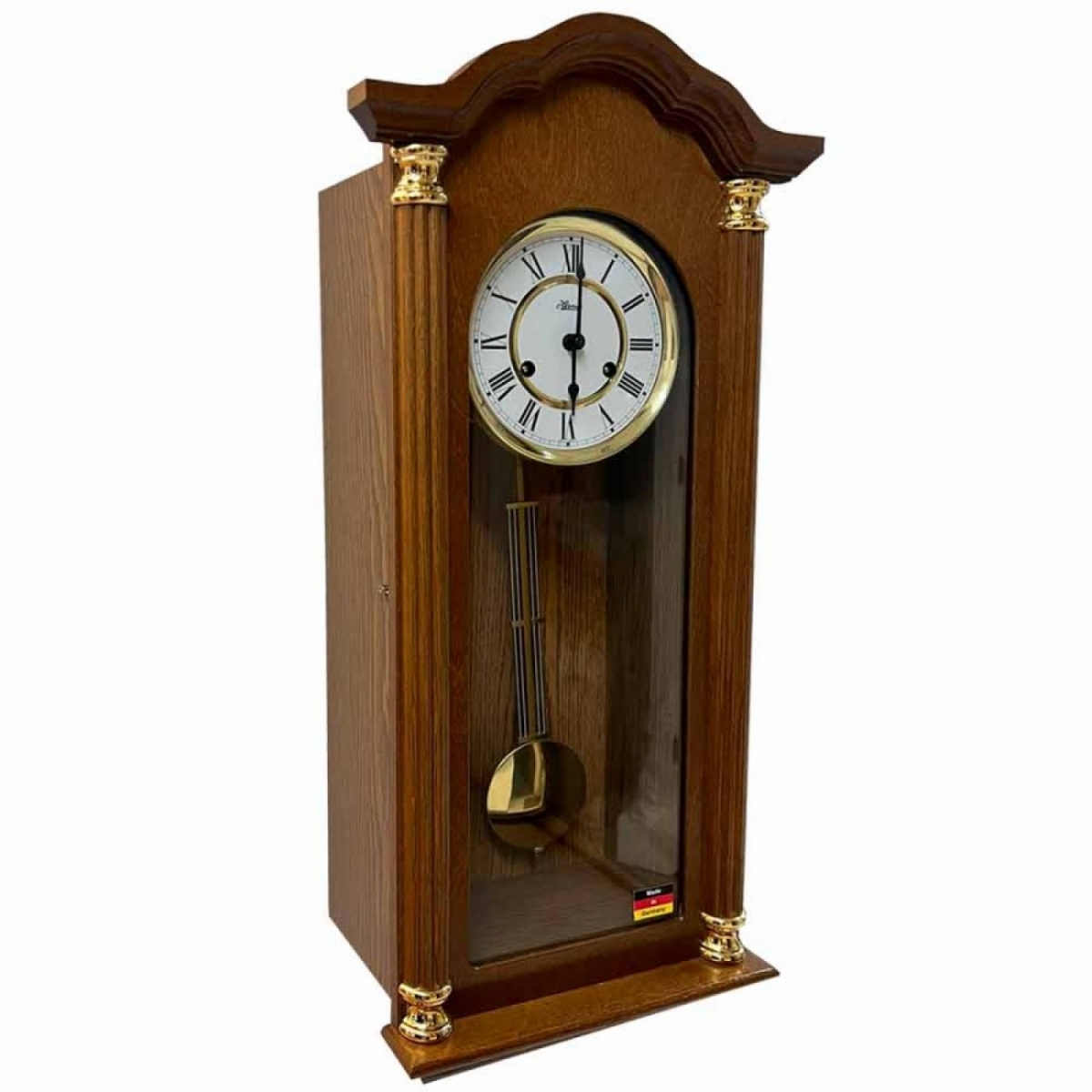 Механические настенные часы Hermle 70444-040141 (получасовой бой)