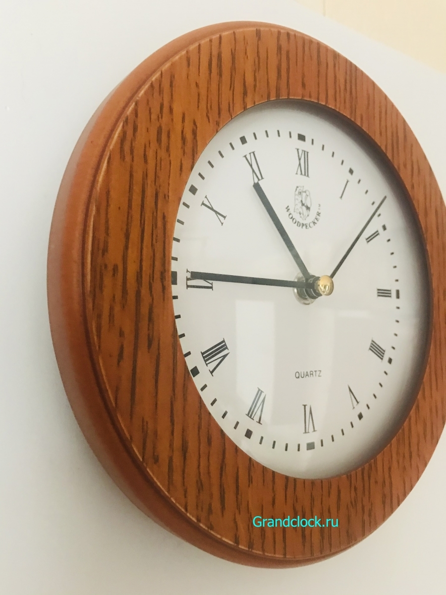 Настенные часы WOODPECKER в деревянном корпусе 7346 (05)
