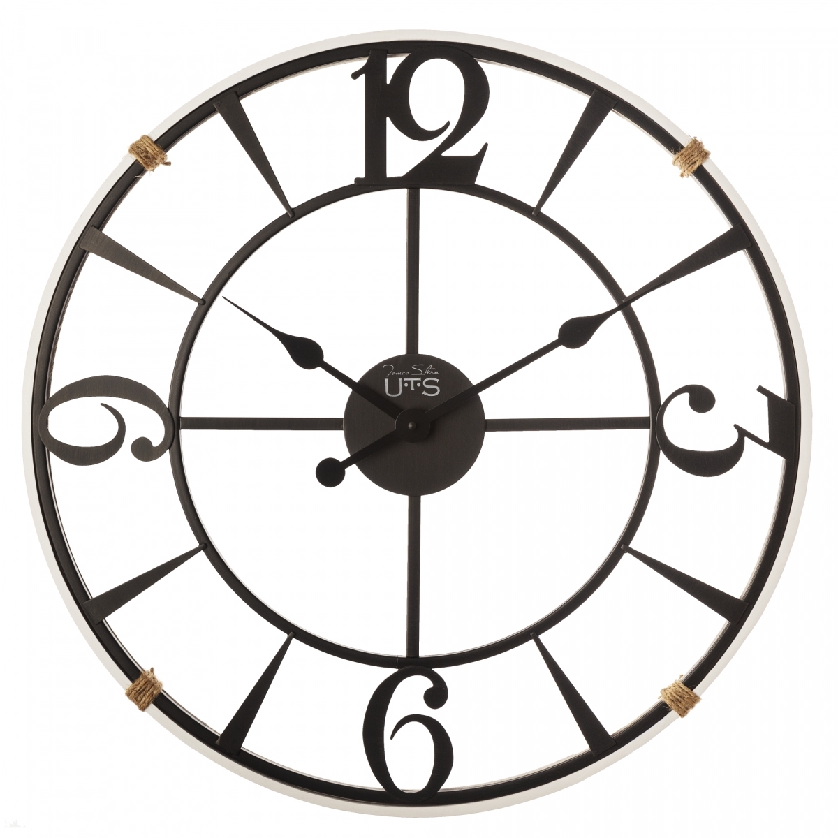Настенные кварцевые часы TOMAS STERN 9088 с белым ободом
