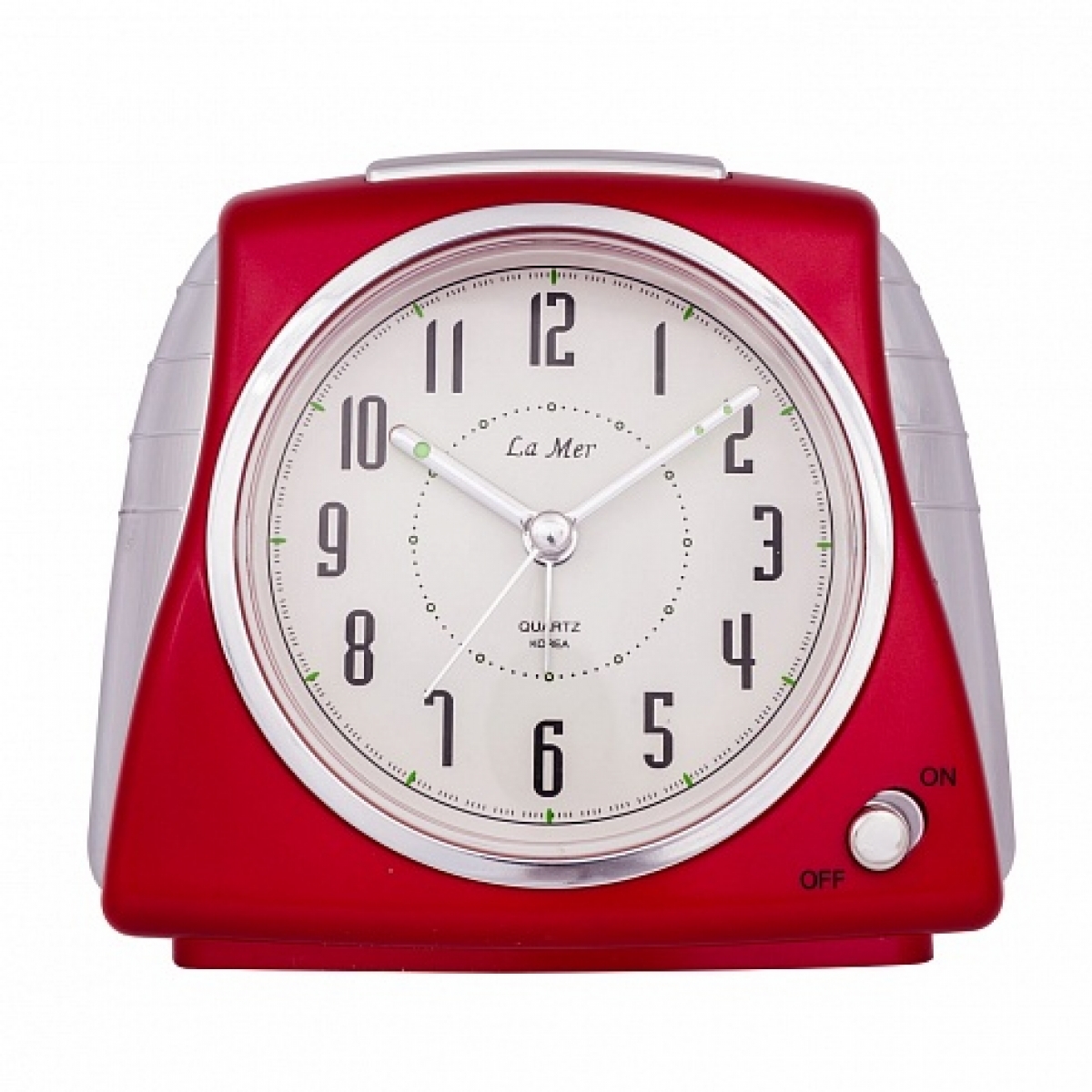 Настольные часы с будильником LA MER GG094013