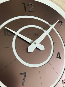 Настенные часы Incantesimo Design 195 AT Alium (Бежевый/Антрацит)