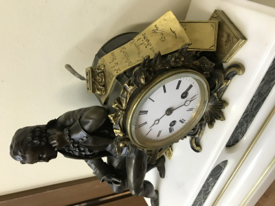 Старинные каминные часы Japy Freres
