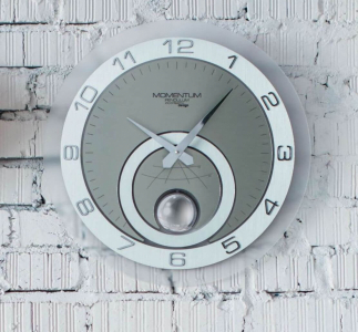 Настенные часы с маятником Incantesimo Design 139 M Momentum Pendulum (Серебристый металлик)