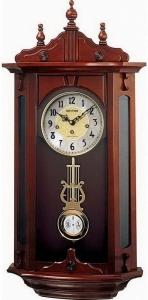 Кварцевые настенные часы Rhythm CMJ330BR06 с мелодией и боем