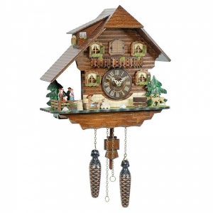 Кварцевые настенные часы с кукушкой Tomas Stern 5091 с 12-ю мелодиями