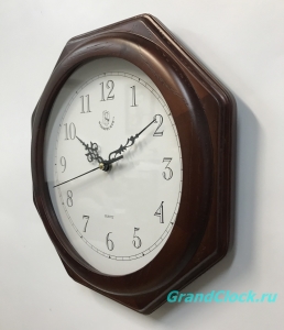 Настенные часы WOODPECKER в деревянном корпусе 7061W1 (07)
