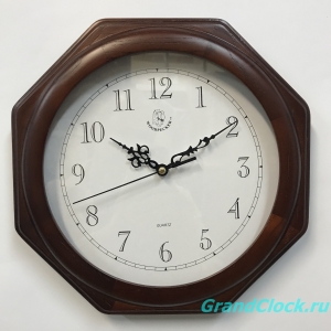 Настенные часы WOODPECKER в деревянном корпусе 7061W1 (07)