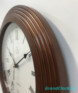 Настенные часы WOODPECKER в деревянном корпусе 7127T (07)