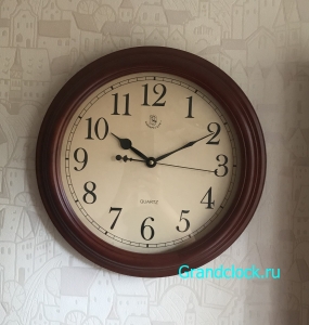 Настенные часы WOODPECKER в деревянном корпусе 8008 (07)