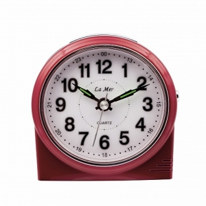 Настольные часы с будильником LA MER W903-2