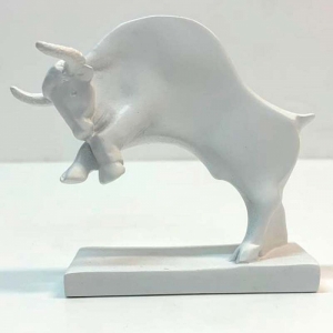 Статуэтка Nadal 711064/00 Бык белый мини на подставке (Mini White bull Nº64)