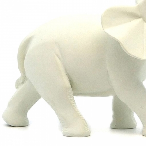 Статуэтка Nadal 733010 Белый слон, золотые бивни (Mini Elephant plain white (golden tusks))