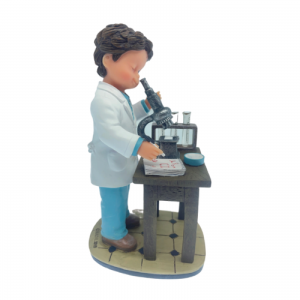 Статуэтка Nadal 746777 Ученый - Через микроскоп (мужчина) (Through the microscope)