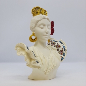 Статуэтка Nadal 763027 Бюст Севильяны Белый (Sevillian Red Bust Tile)