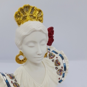 Статуэтка Nadal 763027 Бюст Севильяны Белый (Sevillian Red Bust Tile)