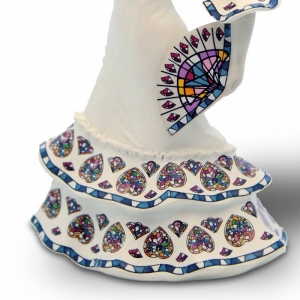 Статуэтка Nadal 763046M Севильяна с веером (Dancer fan medium white)