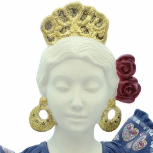 Статуэтка Nadal 763427 Бюст Севильяны Синий (Sevillian bust tile Blue)