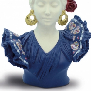 Статуэтка Nadal 763427 Бюст Севильяны Синий (Sevillian bust tile Blue)