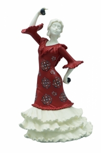 Статуэтка Nadal 763552M Испанская андалузская грация (Sevillian al-andalus (red-white medium)