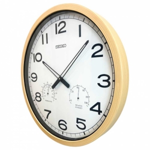 Влагозащитные настенные часы Seiko QXA797B