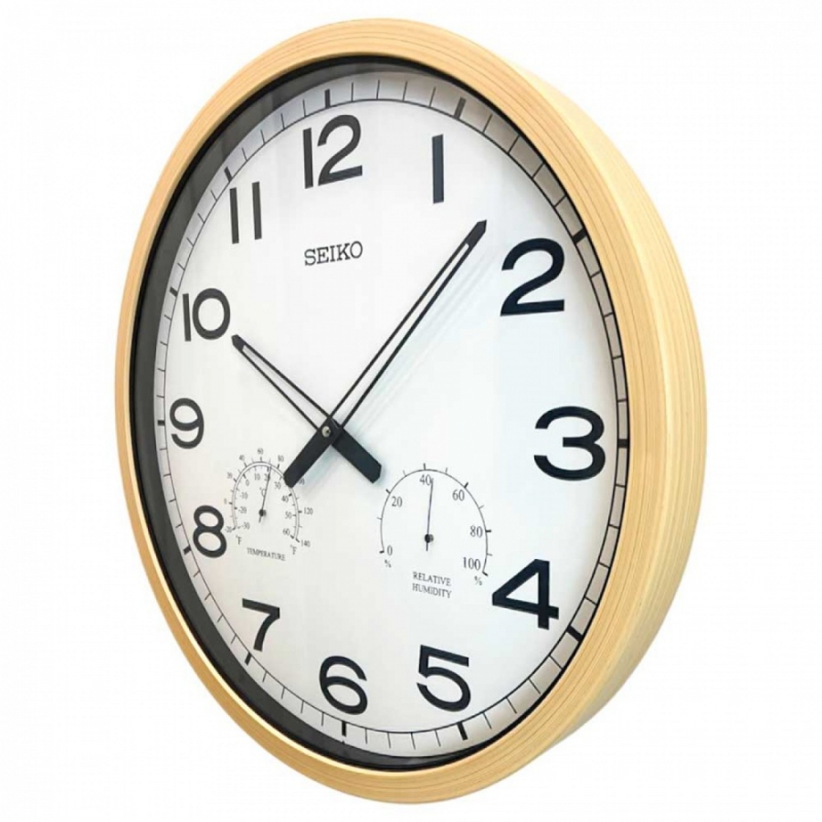 Влагозащитные настенные часы Seiko QXA797B